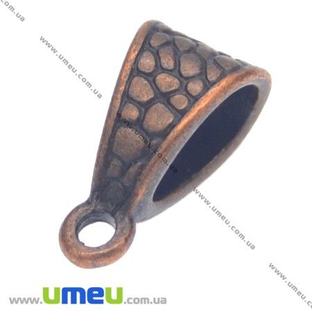 Основа для кулона Бейл, 14х7х8 мм, Мідь (OSN-008493)