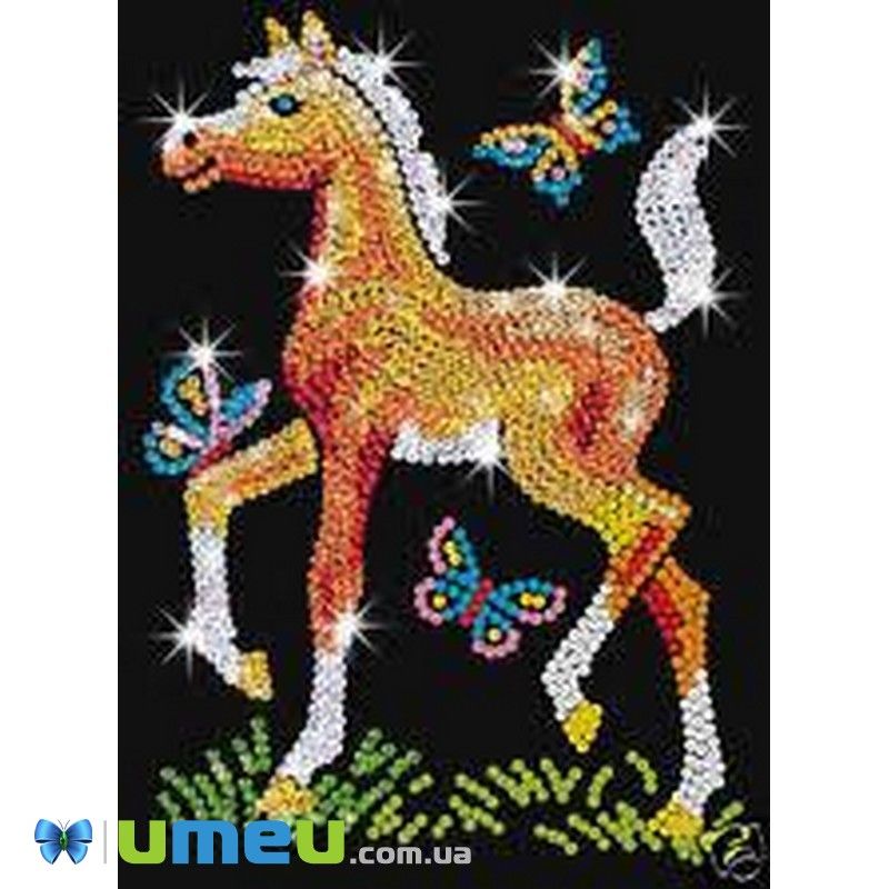 Набор для творчества Sequin Art RED Лошадка Фрея (DIF-043439)