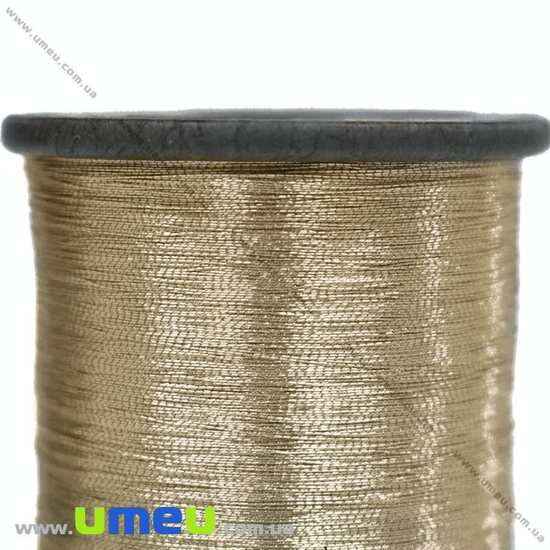Нить металлизированная 0,1 мм, Золотистая (KNT-028175)