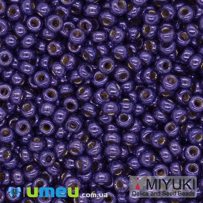Бісер японський Miyuki круглий RR 11/0 №5109 Duracoat Galvanized, Фіолетовий (BIS-045725)