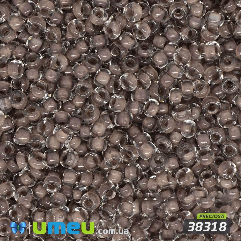 Бісер чеський №614 / 38318, Коричневий, Прокрашенний, 10/0 (BIS-003893)