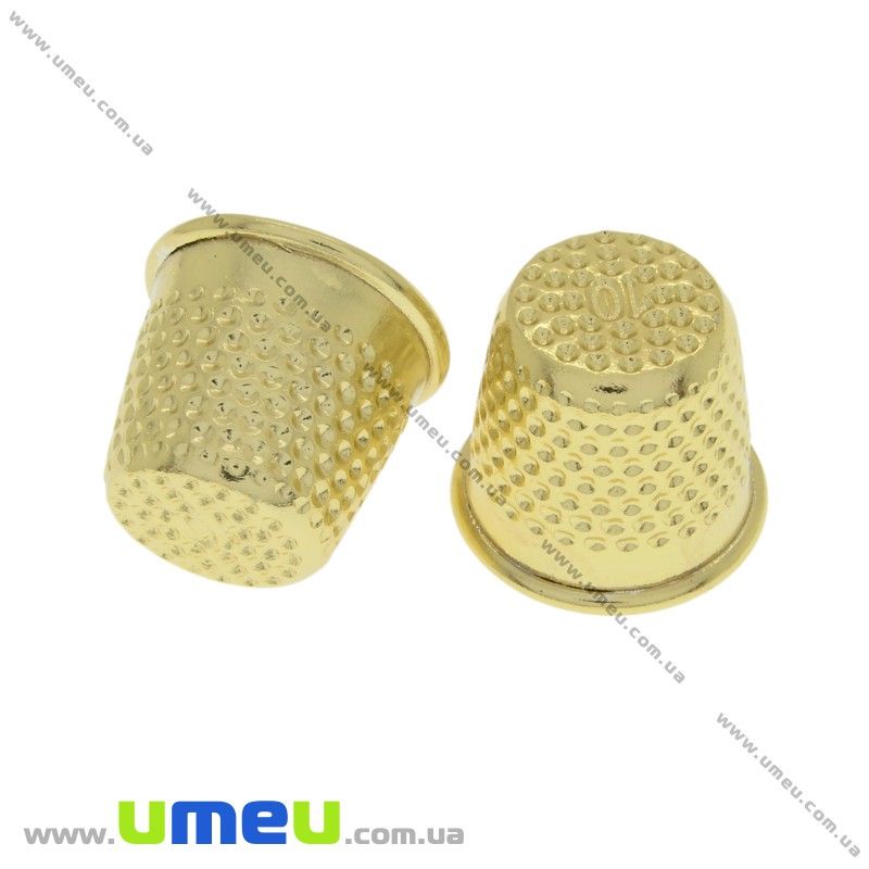 Наперсток стальной №10, Золотистый (SEW-027120)