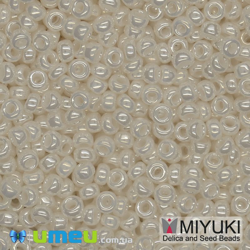 Бісер японський Miyuki круглий RR 8/0 №592, Молочний (BIS-045970)