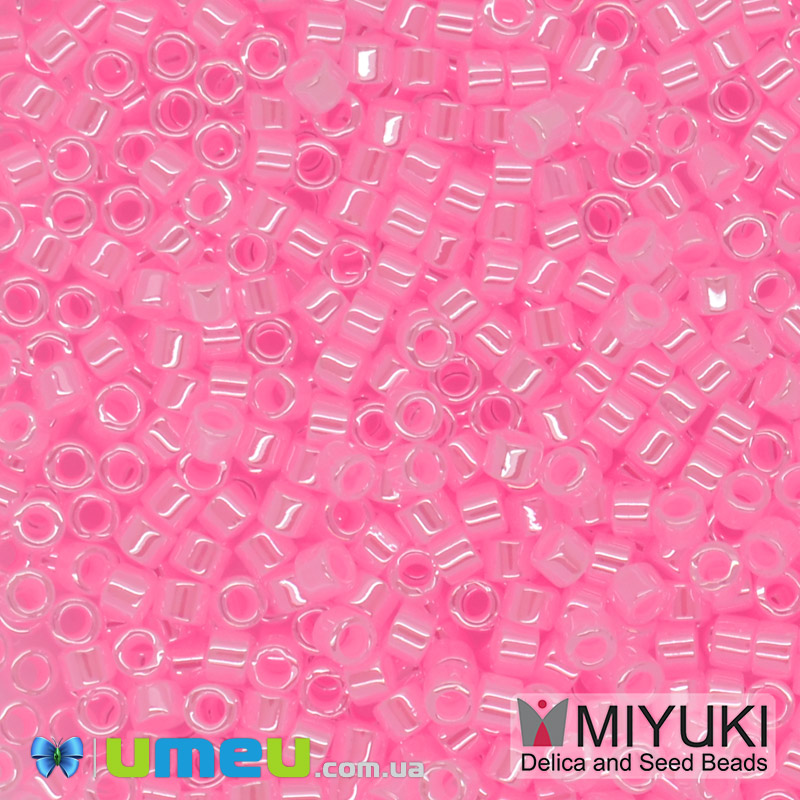 Бисер японский Miyuki Delica 11/0 DB245, Розовый (BIS-045254)