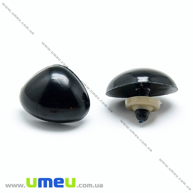 Носик со штифтом (с заглушкой), 14х11 мм, Черный (DIF-030506)