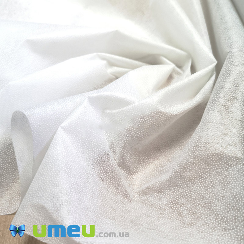 Флизелин (стабилизатор) клеевой точечный белый, 90х100 см (SXM-040707)