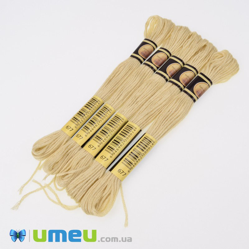 Мулине CXC 0677 Старое золото, оч.св. (CXC-050186)