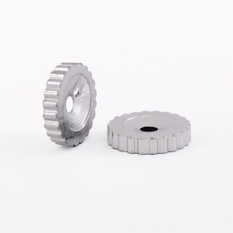 Намистина-розділювач, 6 мм, Латунь з покриттям Родій (BUS-055902)