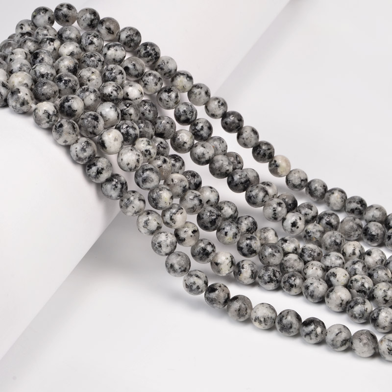 Намистини Граніт, Натур. камінь, 6,5 мм, Круглі (BUS-053952)