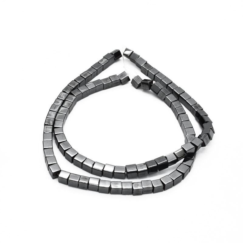 Бусины Гематит, Натур. камень, Кубик, 4х4х4 мм (BUS-051749)