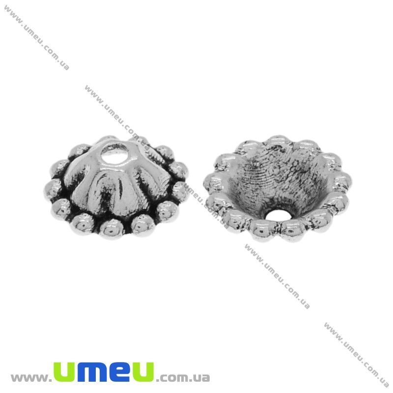 Обіймачі, Античне срібло, 8х3 мм (OBN-028411)