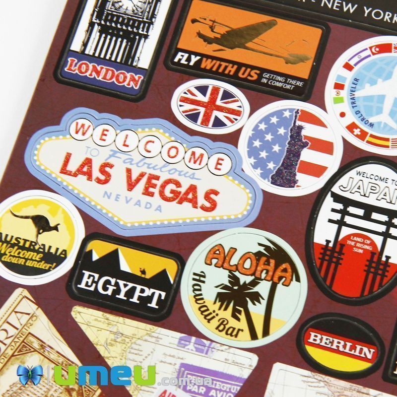 Набор скрапбукинга большой для изготовления фотоальбома, Британия (DIF-032718)