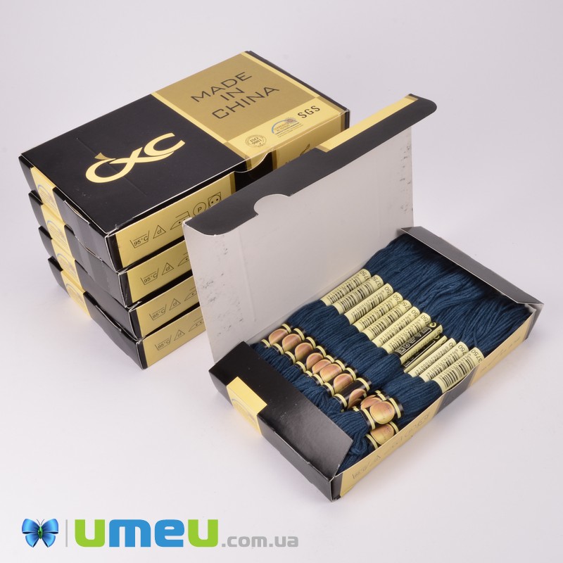 Мулине CXC 3750 Античный синий, оч.т. (CXC-050404)