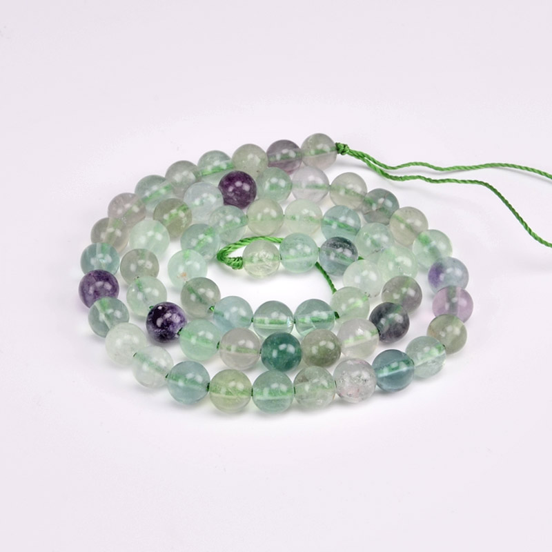 Бусины Флюорит, Натур. камень, 6,5 мм, Круглые (BUS-051736)