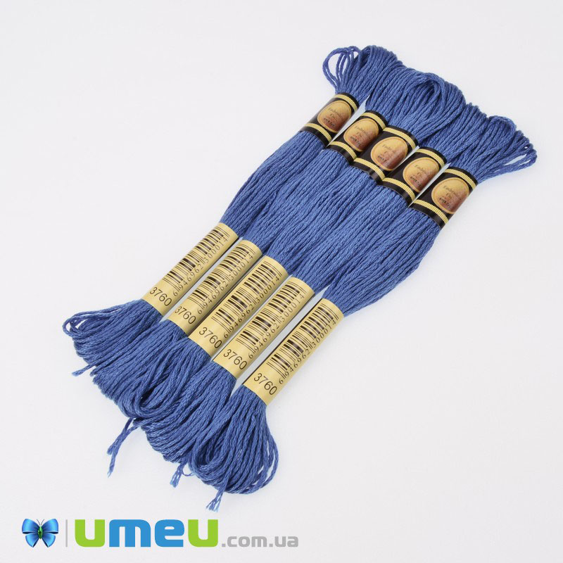 Мулине CXC 3760 Пыльно-синий, ср (CXC-050409)