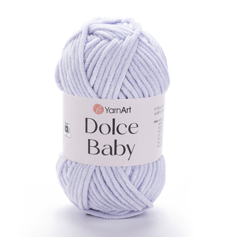 Пряжа YarnArt Dolce Baby 50 г, 85 м, Сіра світла 776 (YAR-061636)