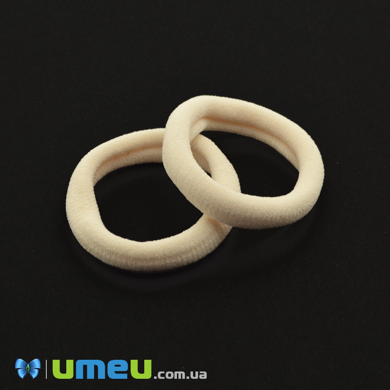 Резинка для волос микрофибра, 40 мм, Телесная (OSN-041655)