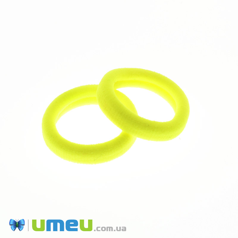 Резинка для волос микрофибра, 40 мм, Лимонная яркая (OSN-041645)