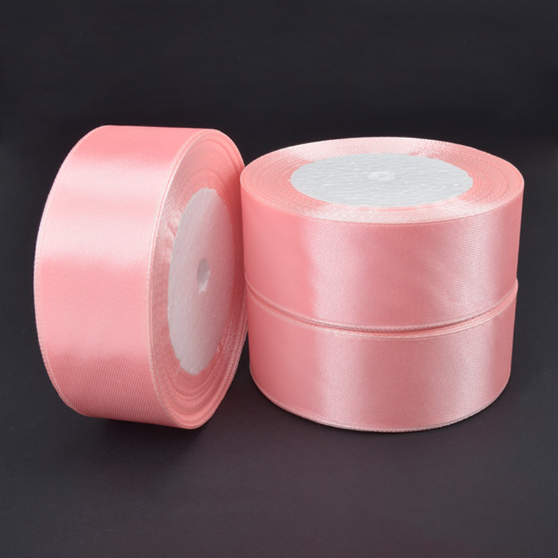 Атласная лента, 30 мм, Розовая (LEN-061084)