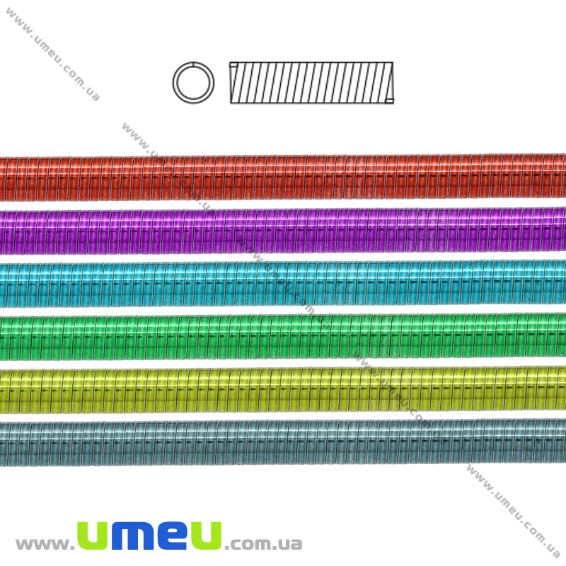 Канітель гладка 1 мм, Срібляста (KNT-027982)