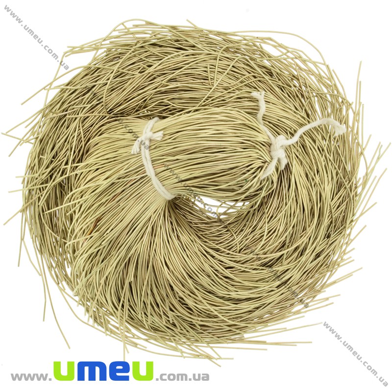 Канитель гладкая 1 мм, Золотистая темная (KNT-027961)