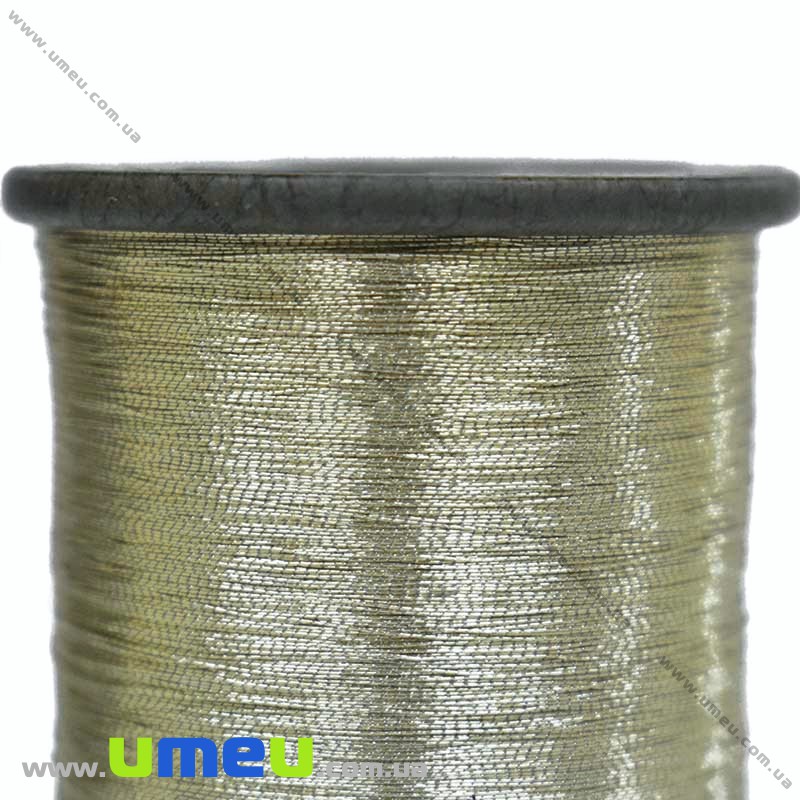 Нитки металізовані 0,1 мм, Оливкова світла (KNT-028173)