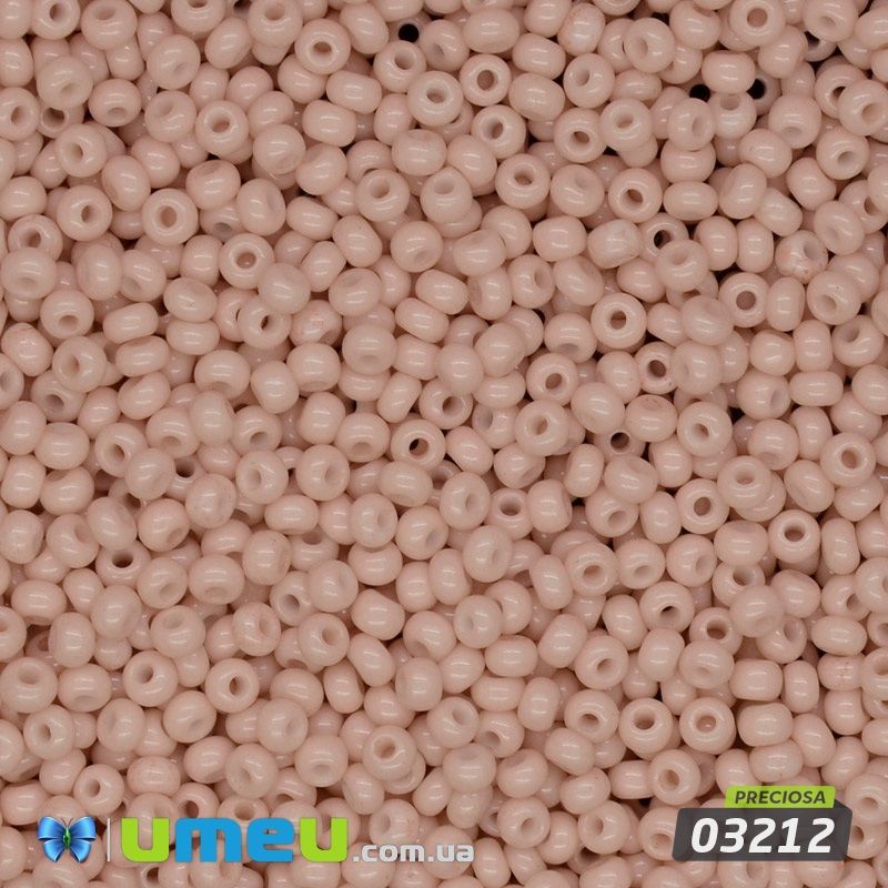Бісер чеський №264/03212, Бежевий світлий, Натуральний, 10/0 (BIS-039744)