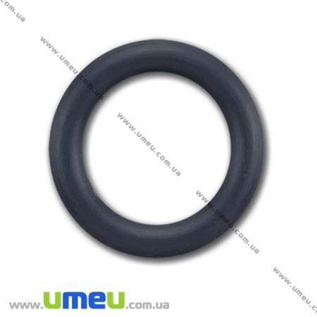 Резиновые колечки-стопперы для браслета, 12 мм, Темно-серые (BUS-009868)