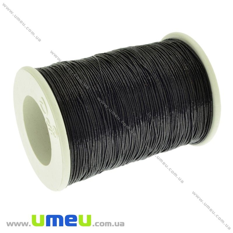 Нить металлизированная 0,5 мм, Черная (KNT-028462)