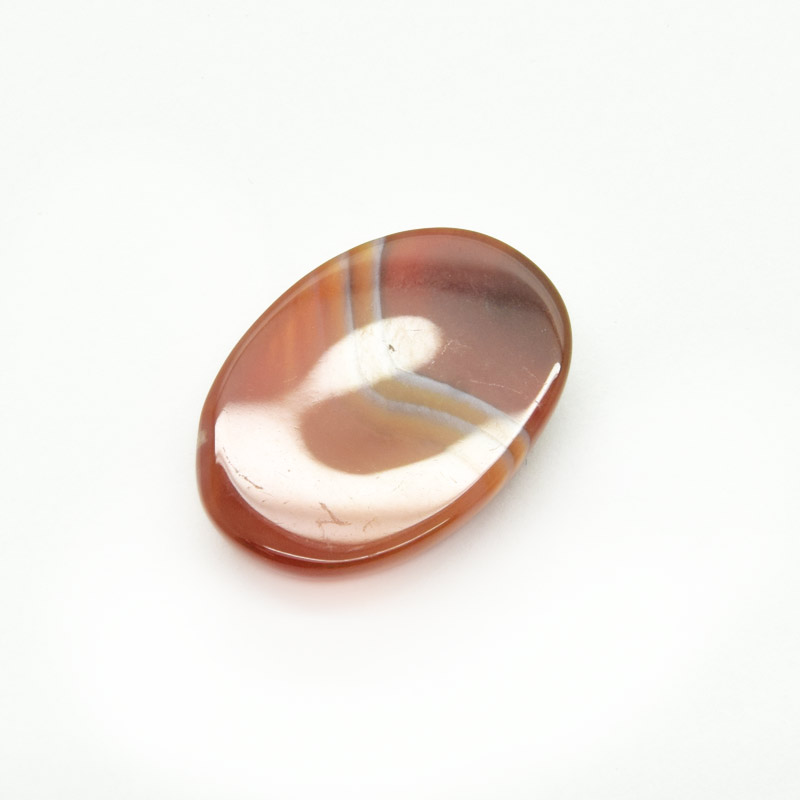 Кабошон нат. камень Агат красный, Овал, 24,8х17,8 мм (KAB-059228)