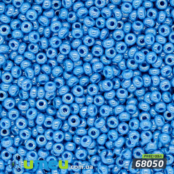 Бісер чеський №582 / 68050, Блакитний темний, Перламутровий, 10/0 (BIS-010152)