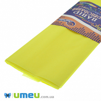 Гофрированная бумага Китай растяжимость 35%, Желтая, 0,5х2 м (DIF-038306)