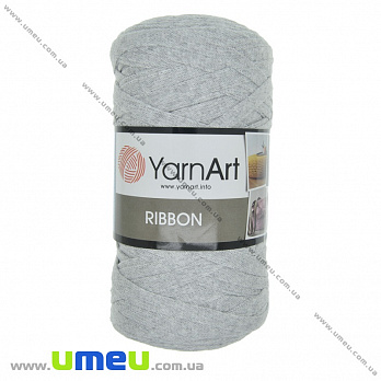 Пряжа YarnArt Ribbon 250 г, 125 м, Серая светлая 756, 1 моток (YAR-034928)