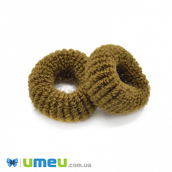 Резинка для волосся, 40 мм, Коричнева (OSN-041378)