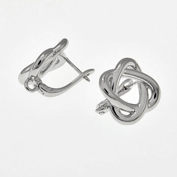 Швензы, Латунь с покрытием Родий, 19х13х14 мм (OSN-059996)