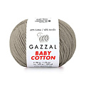 Пряжа Gazzal Baby Cotton №3464, 50 г, 165 м, Бежева (YAR-060774)