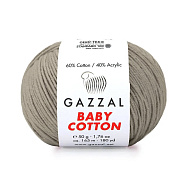Пряжа Gazzal Baby Cotton №3464, 50 г, 165 м, Бежева (YAR-060774)