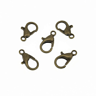 Замки-карабіни, 12х6 мм, Антична бронза (ZAM-008224)