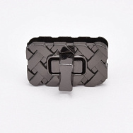 Замок для сумки поворотний, 35х20 мм, Чорний (BAG-062348)