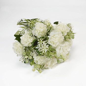 Букет гвоздики, 40 см, Білий (DIF-057650)