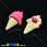 /p17769-pugovica-plastikovaya-na-nozhke-morozhenoe-21x13-mm-malinovaya/