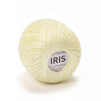 Пряжа YarnArt Iris 20 г, 138 м, Желтая светлая 912 (YAR-022988)
