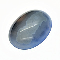 Кабошон нат. камінь Агат фіолетовий, Овал, 39,8х29,8 мм (KAB-050590)