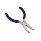 Инструмент Тонкогубцы выгнутые, Синий, 13,5 см (INS-053922)