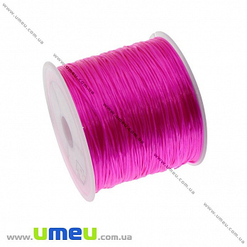 Волосінь еластична волокниста, 0,6 мм, Малинова (LES-012739)
