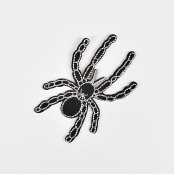 Термоаппликация, Паук, 6,5х4 см, Черная (APL-060126)