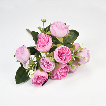 Букет пионов, 30 см, Розовый (DIF-057611)