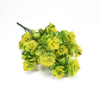 Ветка декоративная, 34 см, Желтая (DEC-054176)