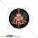 /p17707-kaboshon-stekl-s-printom-novogodnyaya-yelka-14-mm-krugliy/