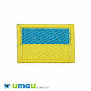 Термоаппликация Флаг Украины, 4х2,7 см, 1 шт (APL-038276)